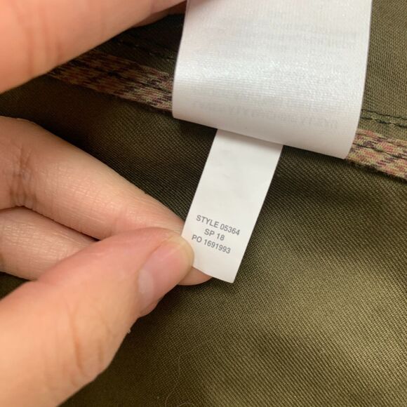 J Crew Jacket Womens PXXS Petite The Downtown Field Resin Coated Canvas Zip Snap - Picture 11 of 16